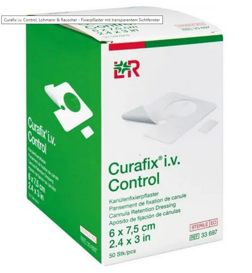 Curafix i.v. Soft Kanülenfixierung, steril, 6x7,5cm Mengeneinheit: 50 Stück