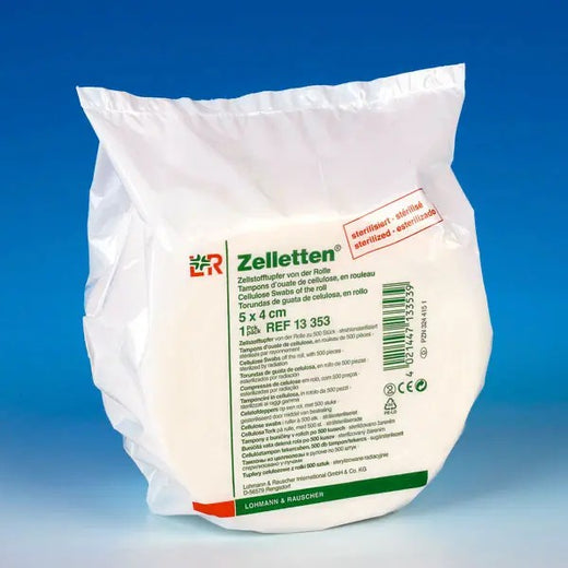 Zelletten Zellstofftupfer 5 × 4 cm von Lohmann & Rauscher