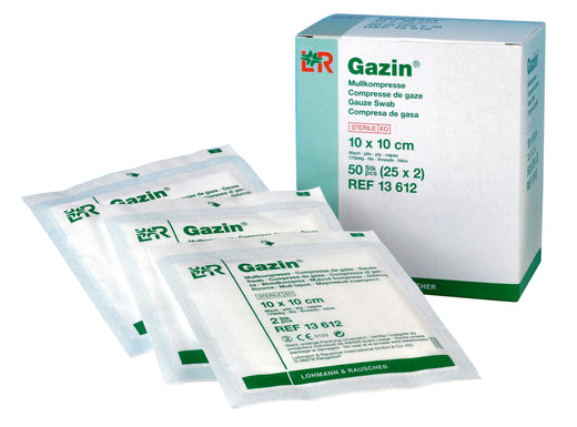Gazin Mullkompressen, steril, 5 x 5cm, 17-fädig, 8-fach Mengeneinheit: 25 x 2 Stück