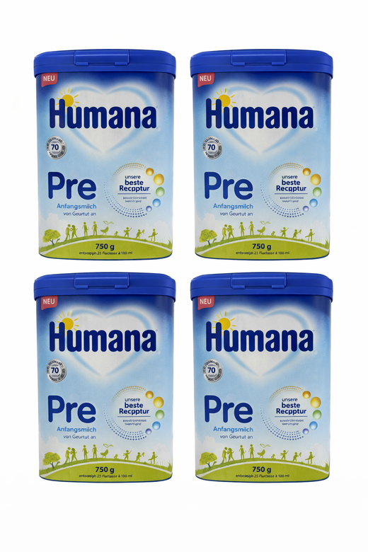 HUMANA Anfangsmilch PRE 5HMO, myPack, Mengeneinheit: 4 x 750g