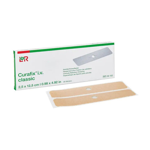 Curafix i.v. classic Kanülenfixierpflaster 2,5 × 12,5 cm, Packung