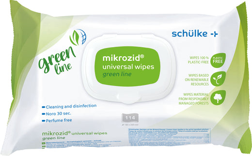 Mikrozid universal wipes green line 114 Stück