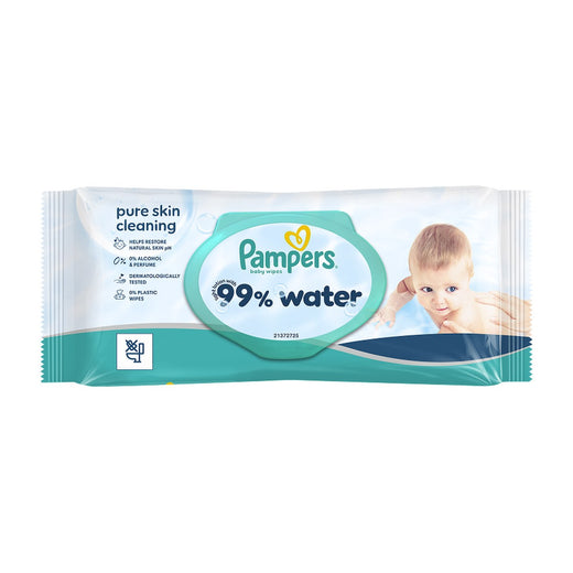 Pampers Aqua Feuchttücher mit 99 % Wasser, Packung