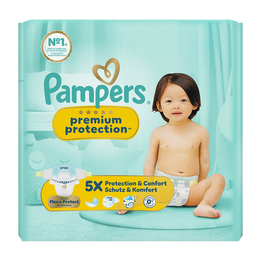 Pampers Premium Protection Windeln, Packung