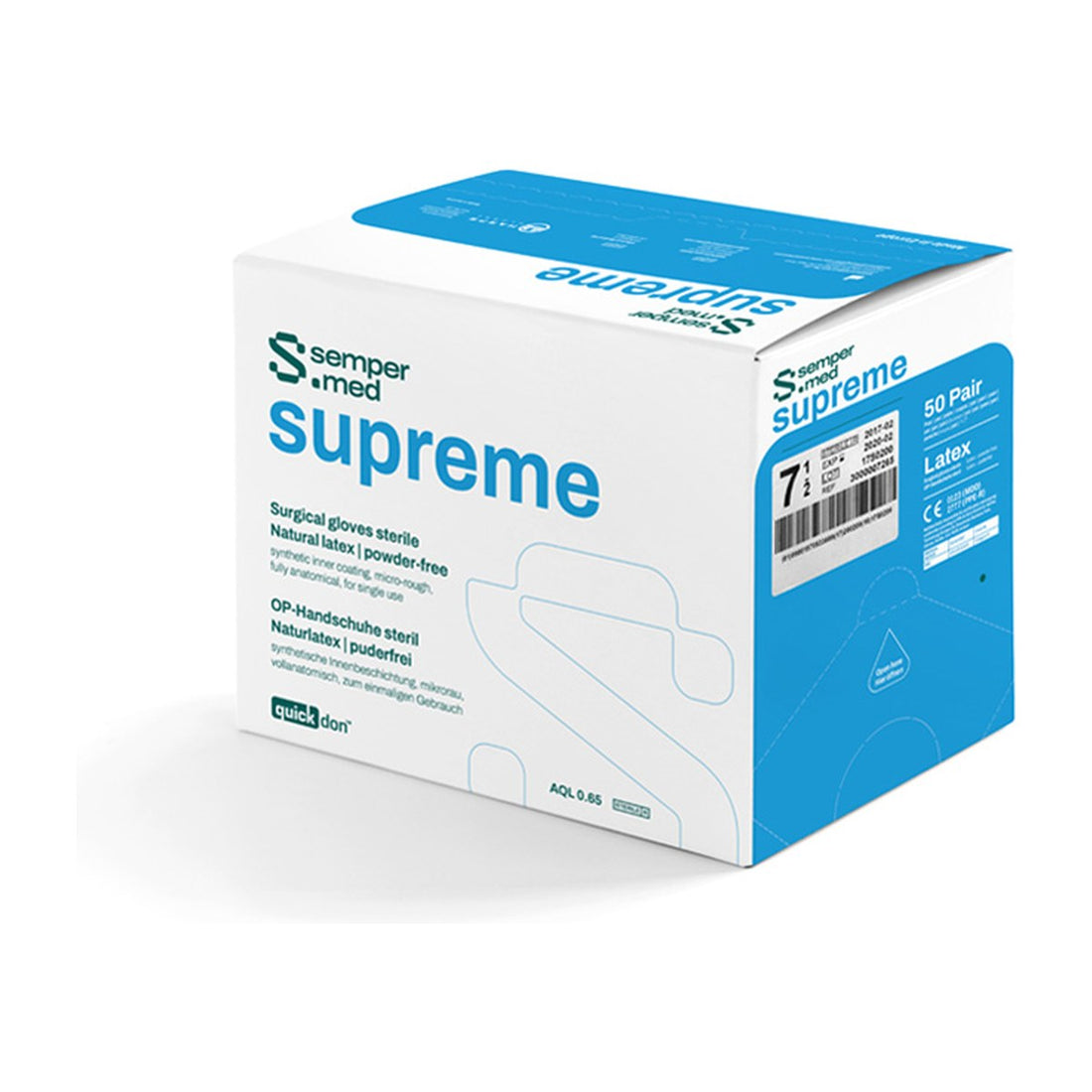 Sempermed Supreme OP-Handschuhe, Karton mit 50 Paar